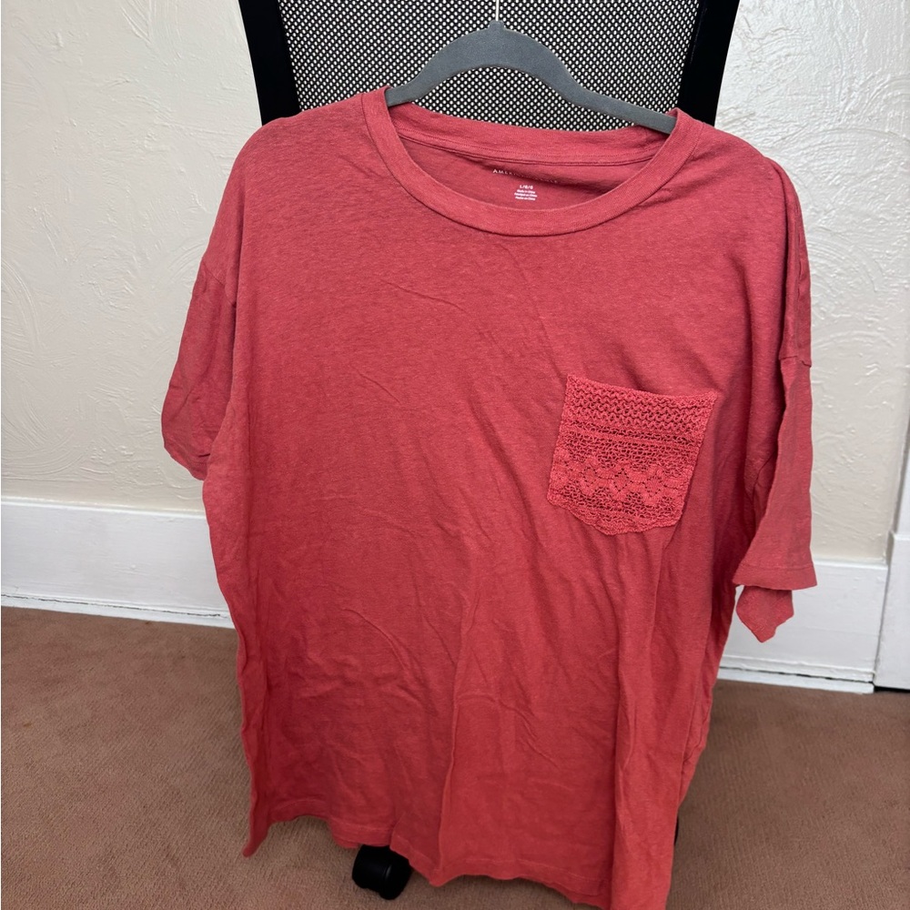 American Eagle Lace Pocket Women's T-Shirt